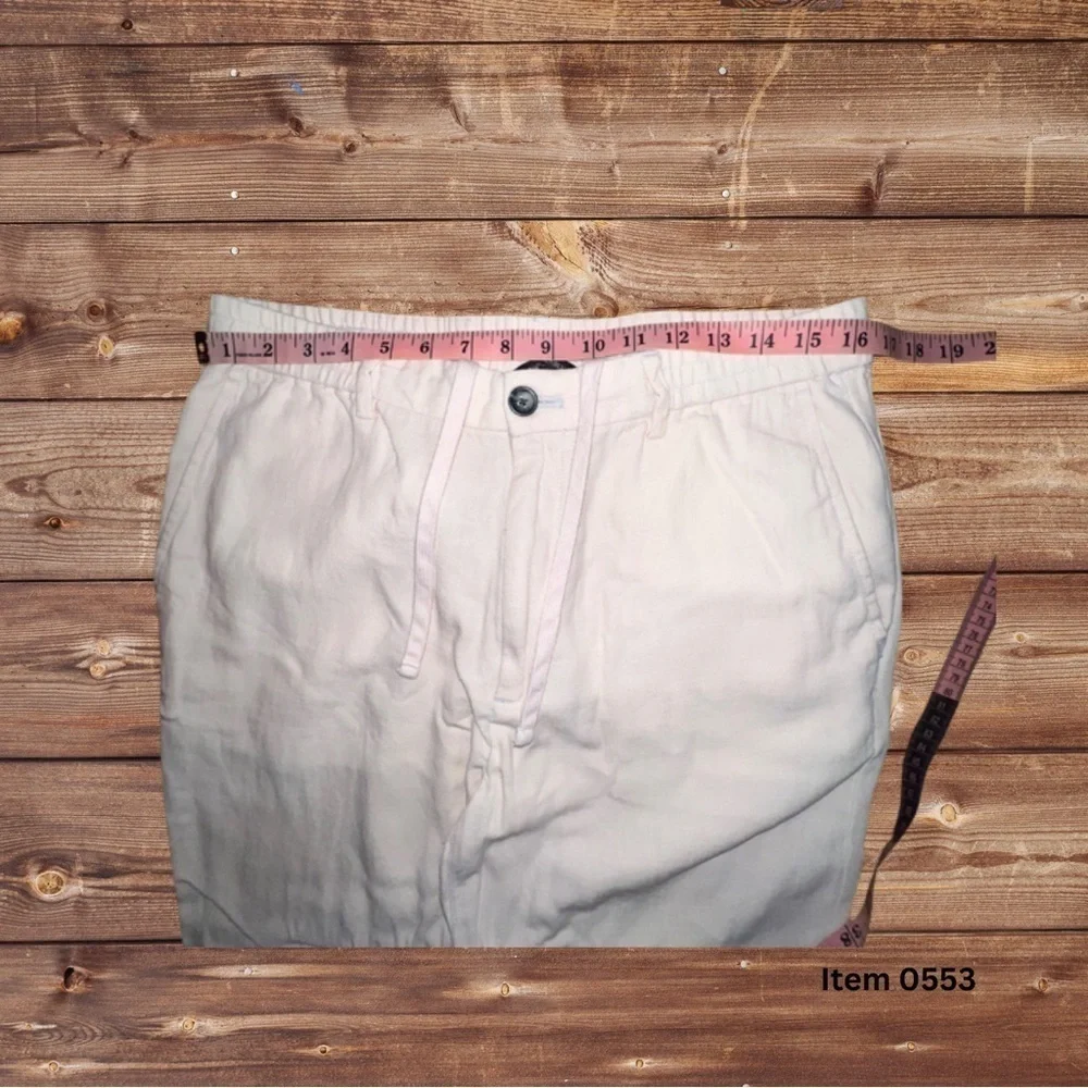 Banana Republic Mason Athletic Tapered Pants - 34x34, Beige
